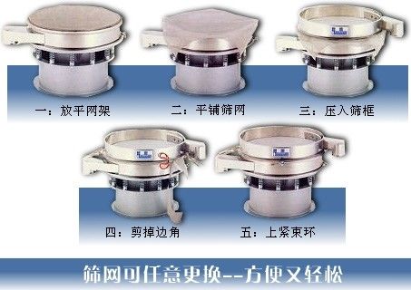 碳鋼振動(dòng)篩換網(wǎng)方法